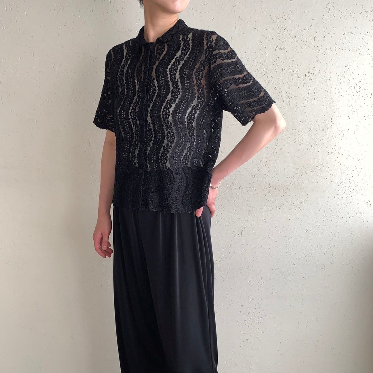 90s Lace Top Made in Italy