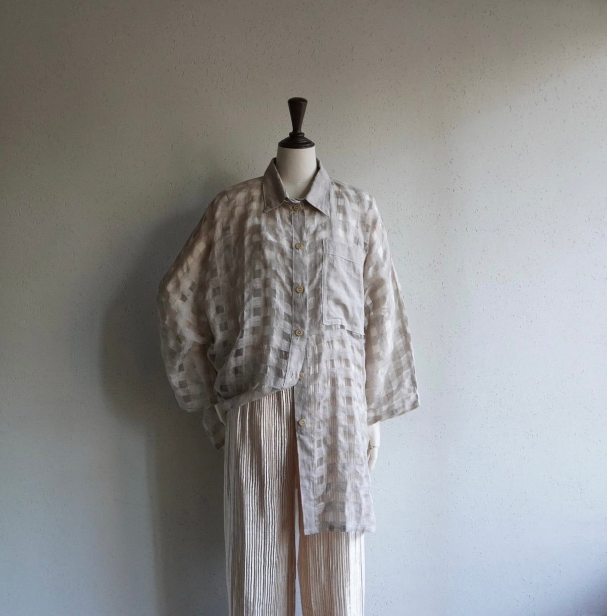 90s Sheer Shirt Made in Italy