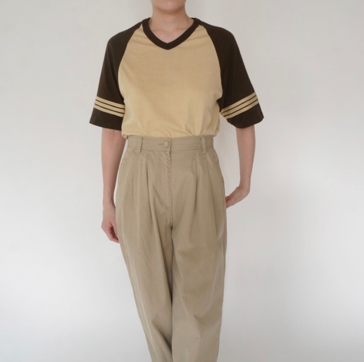80s Two Tone T-shirt Made in USA