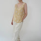 90s Floral Print Silk Top
