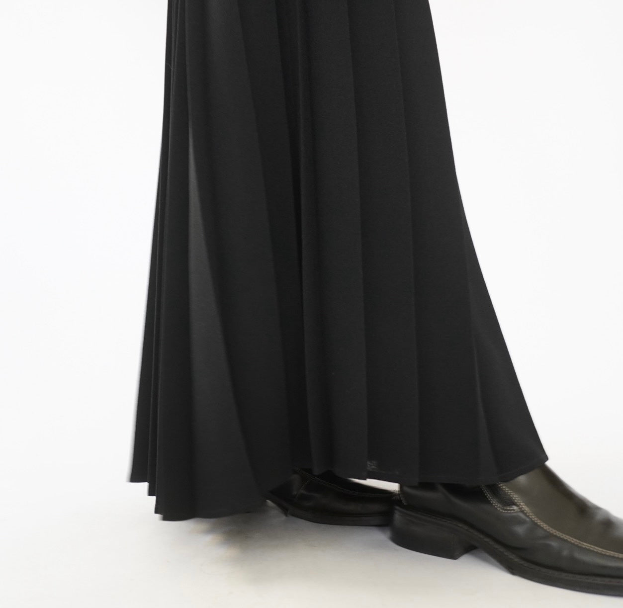 90s Maxi Pleats Skirt Made in USA
