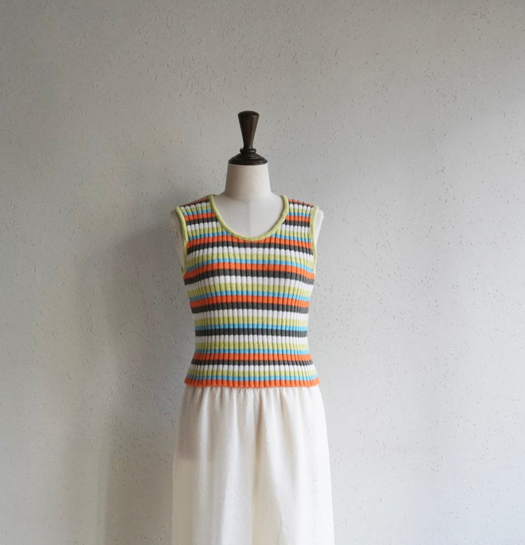 90s Multi Striped Top