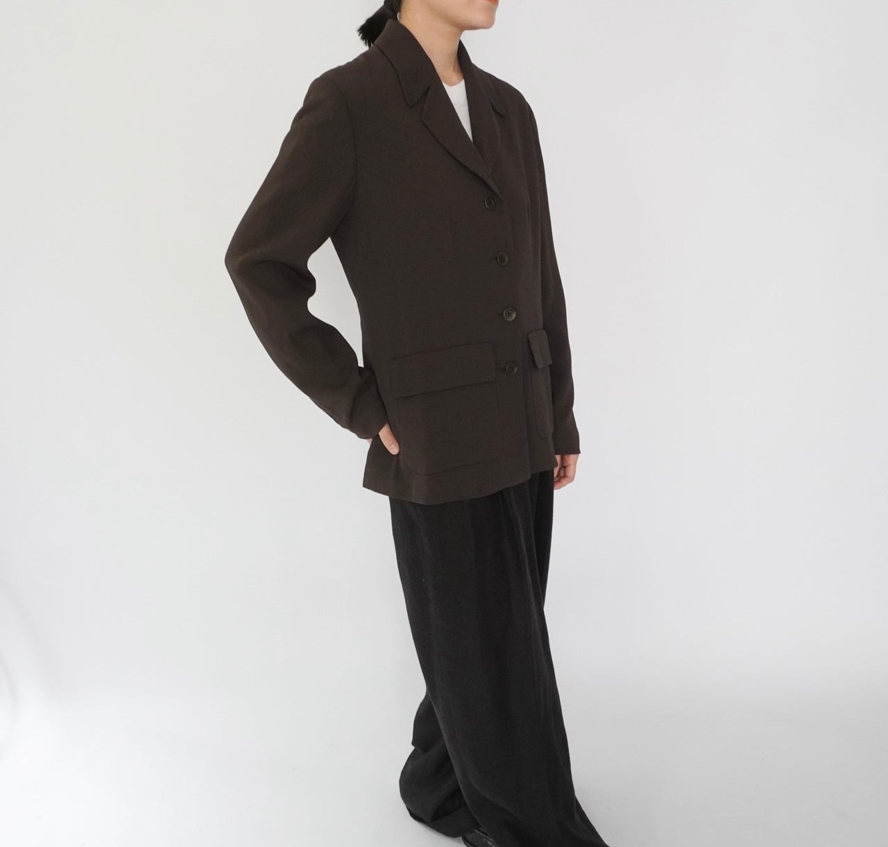 80s Brown Jacket Made in USA