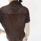 90s Suede Leather Shirt
