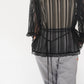 90s Sheer Lace Design Blouse