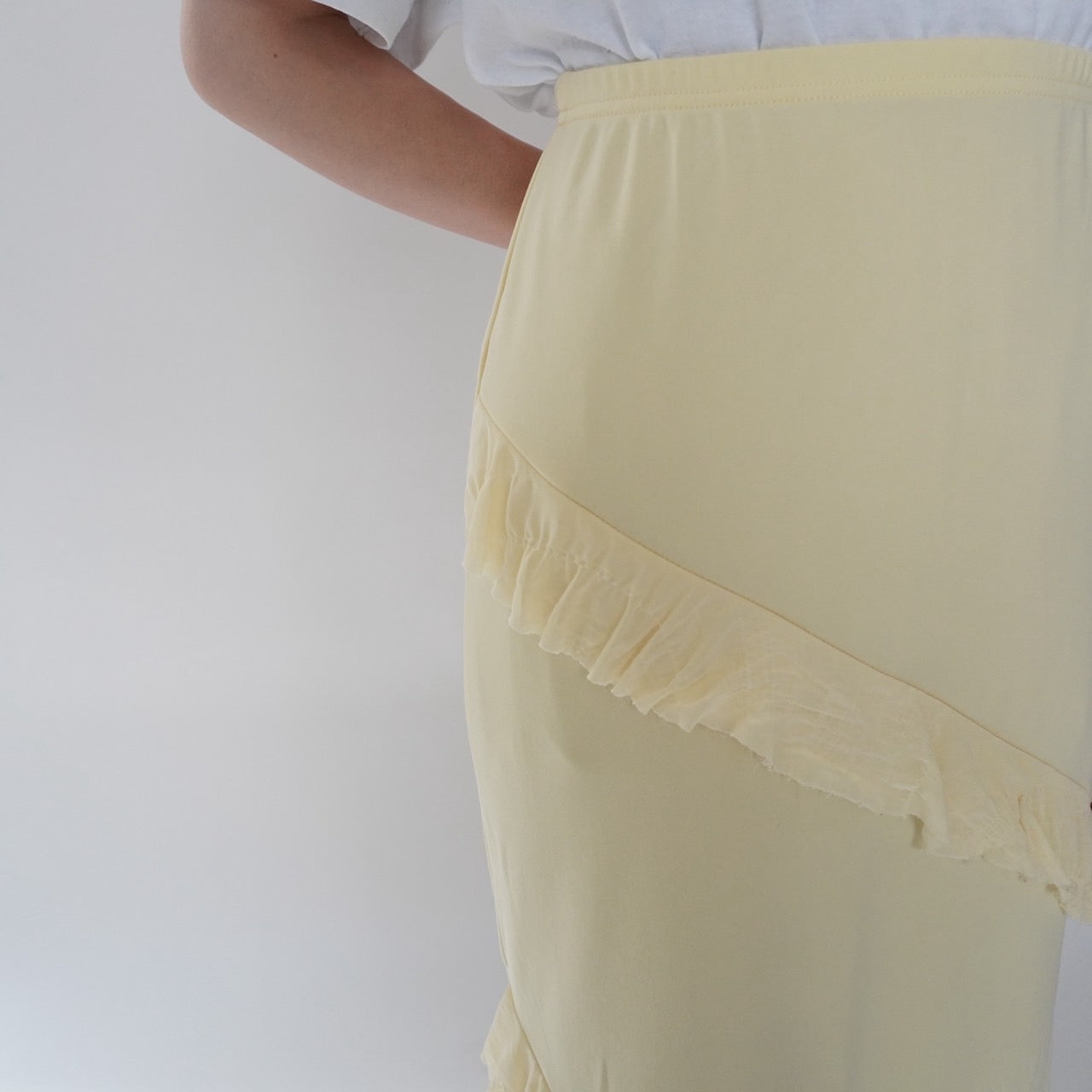 Ruffle Maxi Skirt
