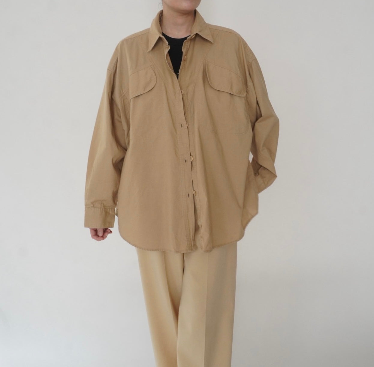 90s Cotton Design Shirt