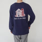 80s Printed Long T-shirt Made in USA