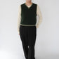 Green Knit Vest Made in Australia