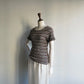 90s Brown Striped Top