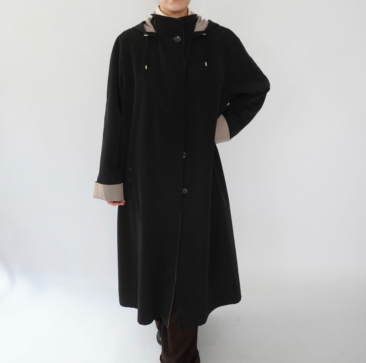 90s Black Light Coat