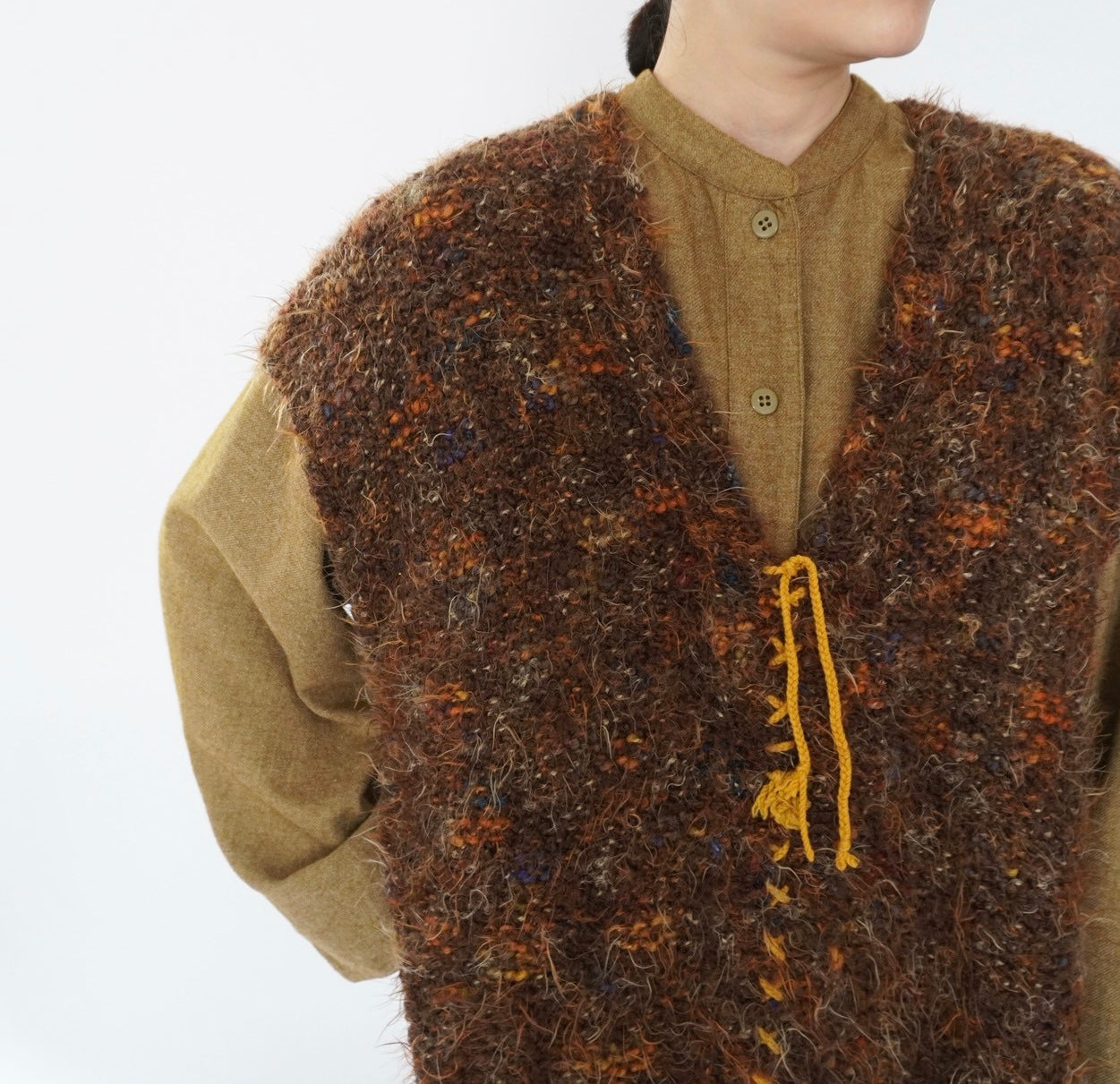 80s Design Mix Knit Vest