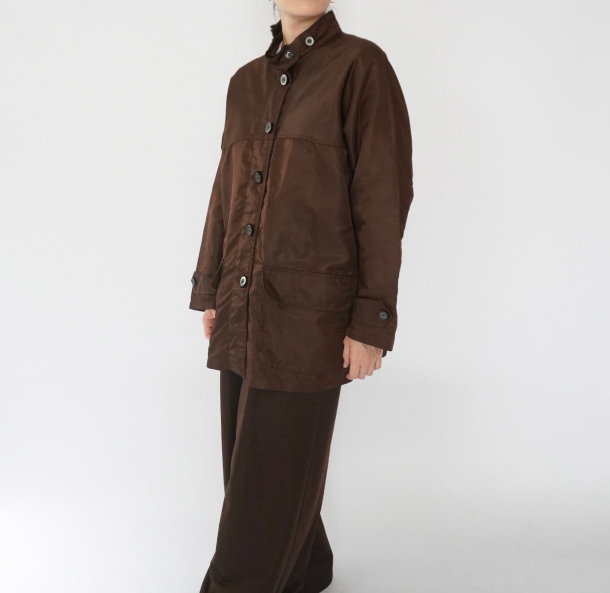 90s Brown Nylon Jacket