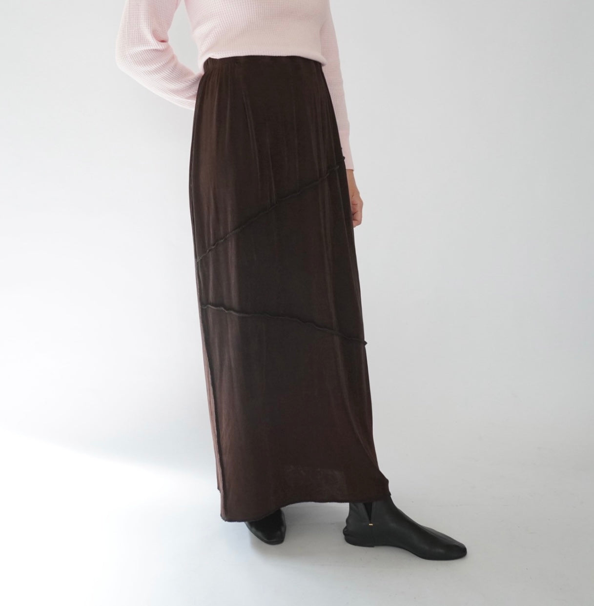 90s Brown  Design Skirt