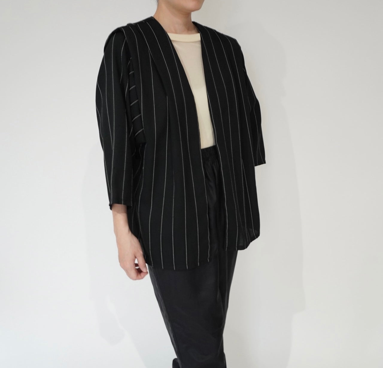 90s Striped Robe Jacket