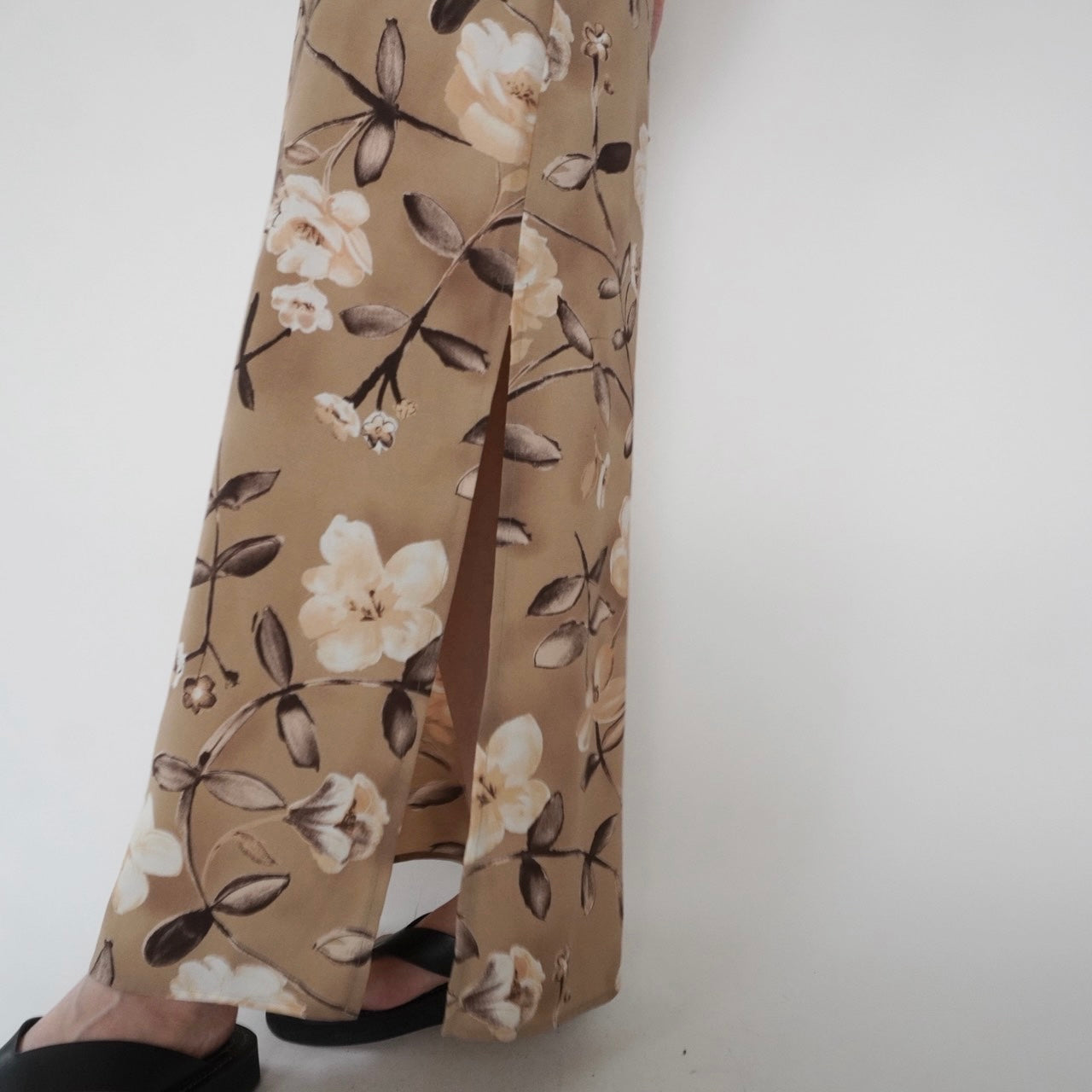 90s Floral Print Skirt Made in USA