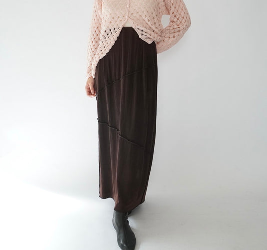 90s Brown  Design Skirt