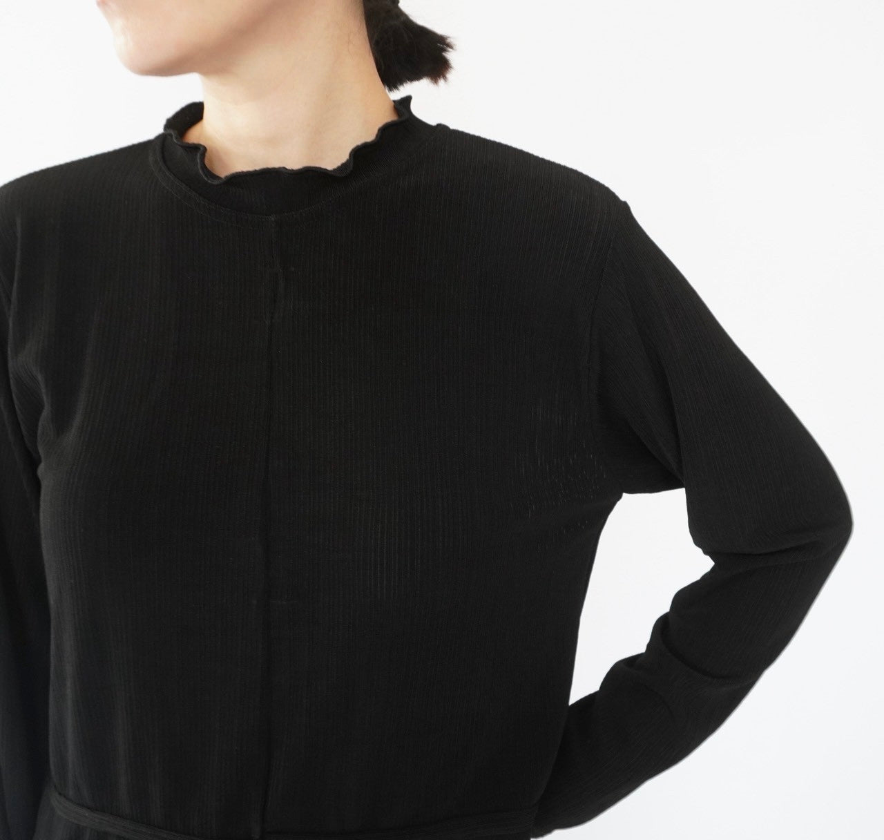 90s Black Design Top