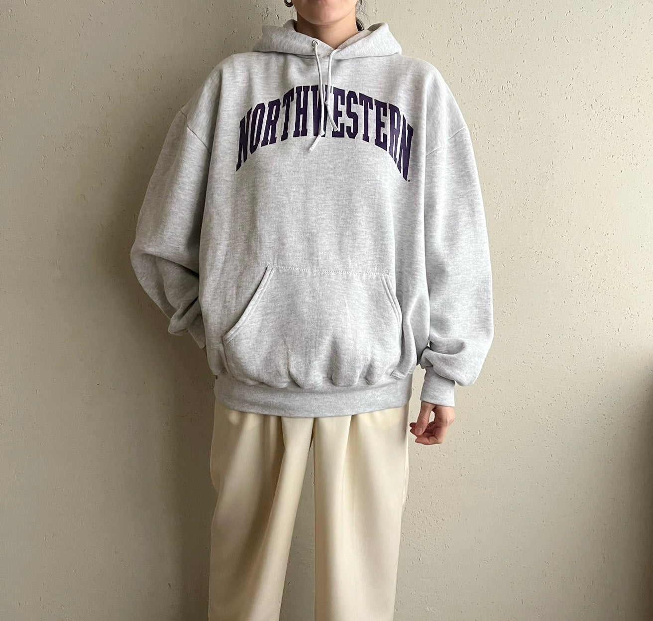 90s Hooded Sweater Made in USA