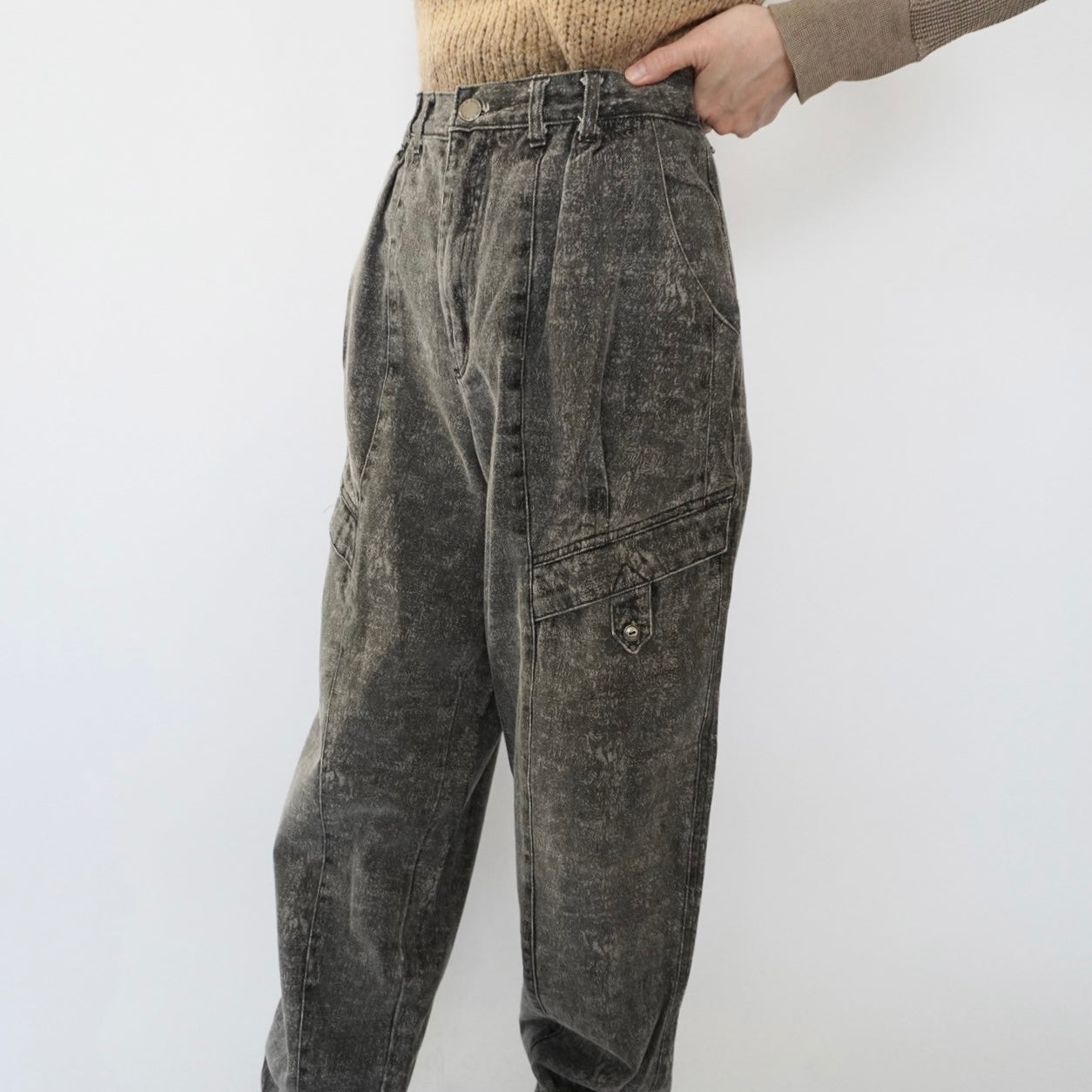 90s Design Wide Denim