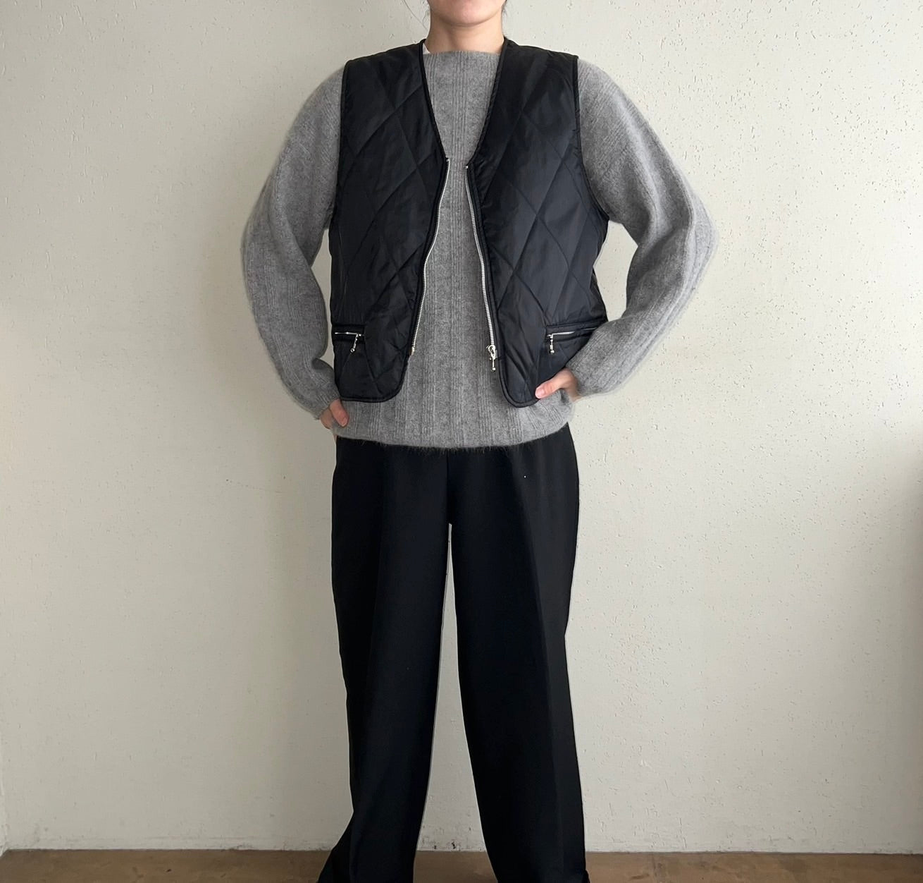 90s EURO Quilted Vest