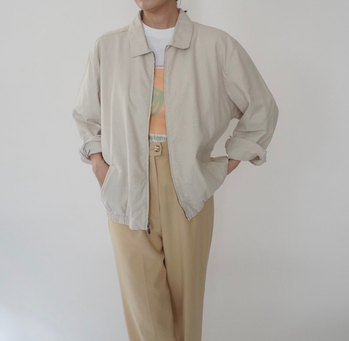 90s Linen Light Jacket