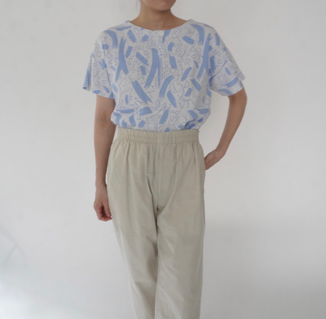 80s Pattern Top