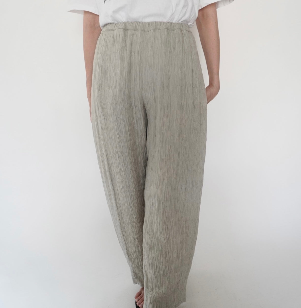 90s Silk Pleated Pants