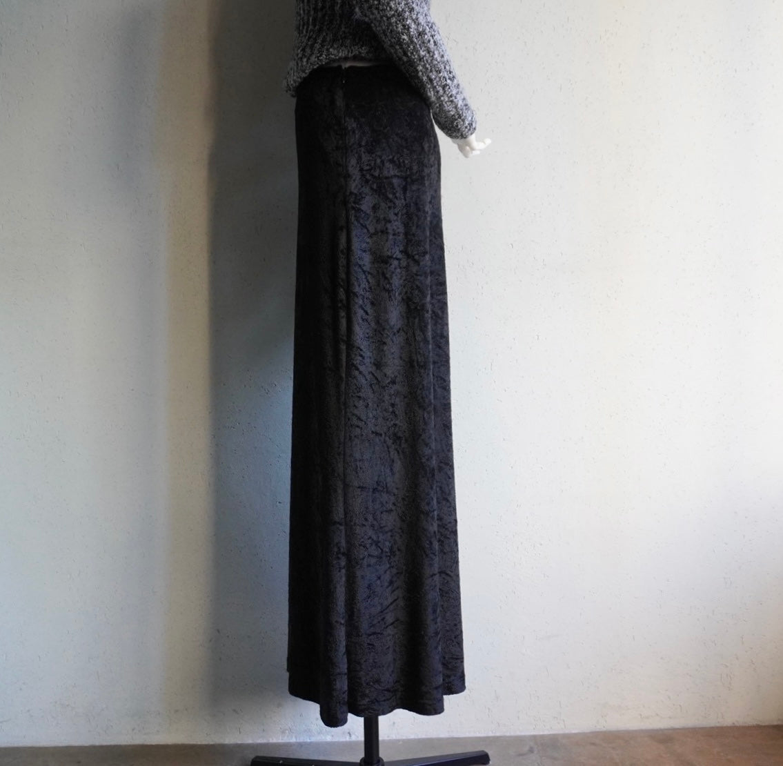 90s Velour Skirt Made in Italy