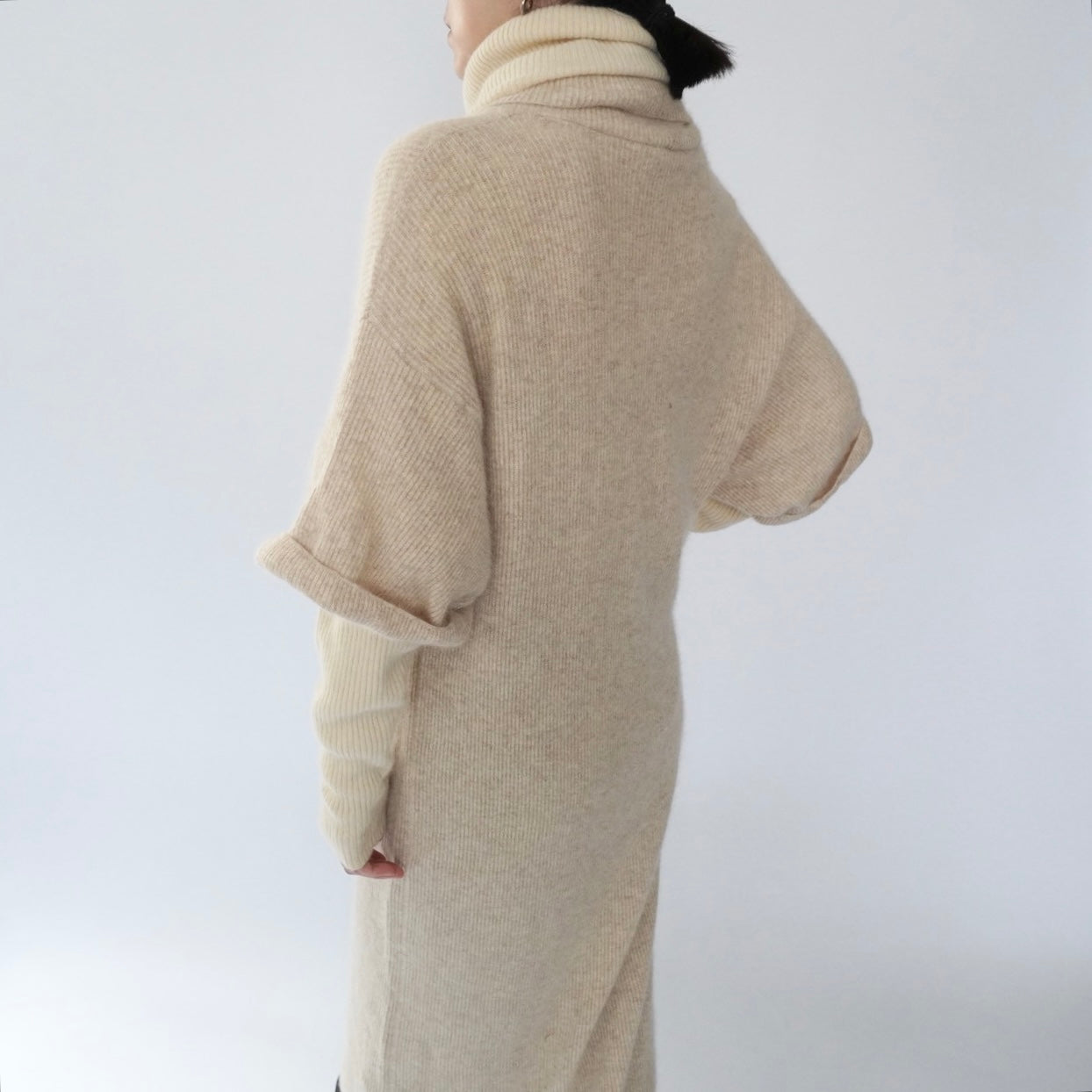 80s Angora Knit Dress