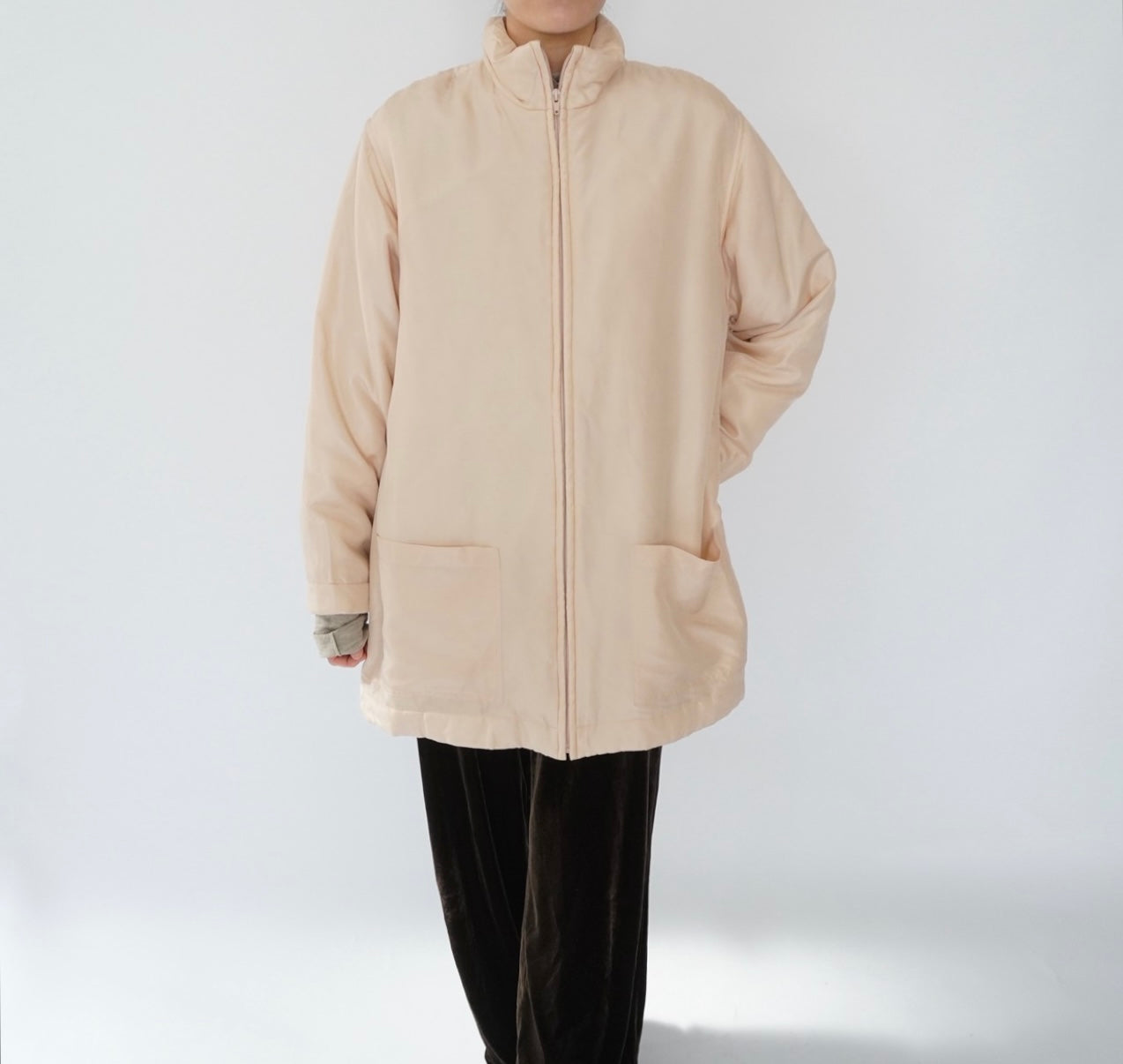 90s Silk Puffer Jacket