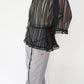90s Sheer Lace Design Blouse