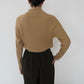90s Zip Design Ribbed Top Made in Italy