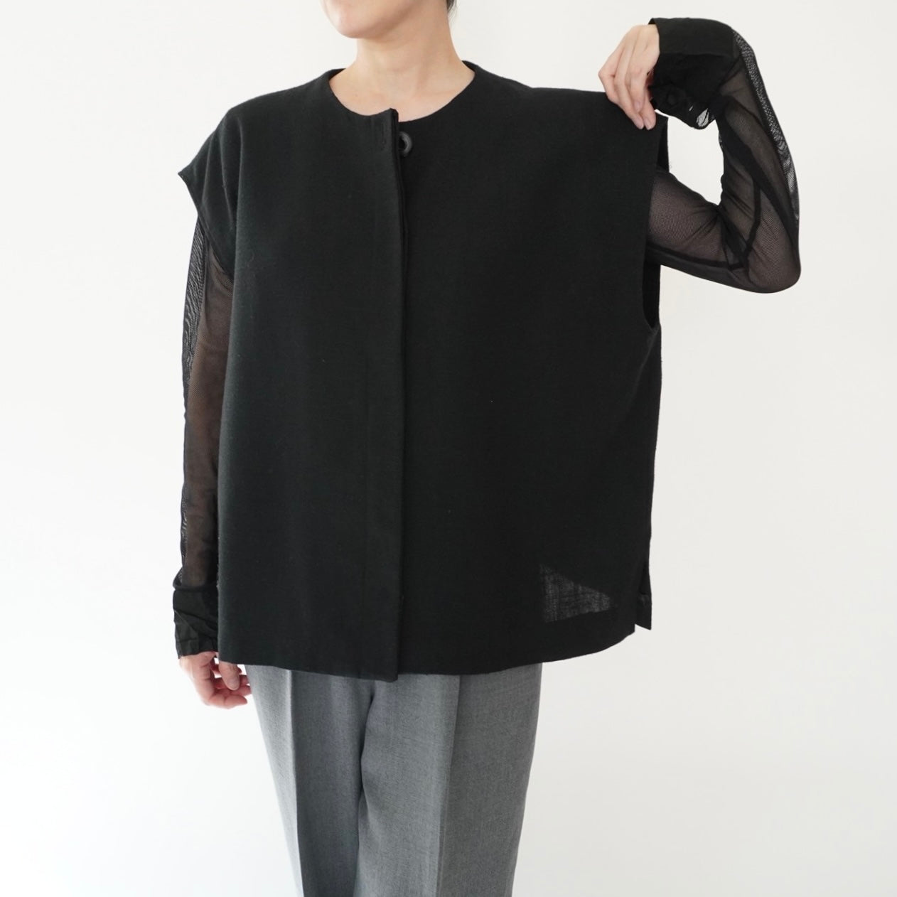 80s Boxy Top,Vest