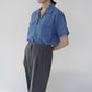 90s Blue Shirt