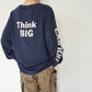 90s Long Sleeves Printed T-shirt Made in USA