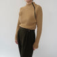 90s Zip Design Ribbed Top Made in Italy
