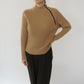 90s Zip Design Ribbed Top Made in Italy