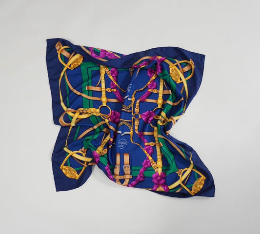 ”Hermes” Silk Scarf Made in France