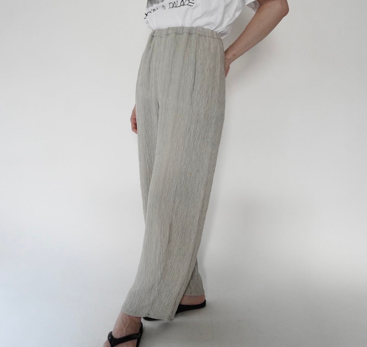 90s Silk Pleated Pants