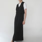 80s Striped Sleeveless Dress Made in USA