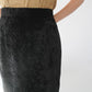 80s  Velour Maxi Skirt