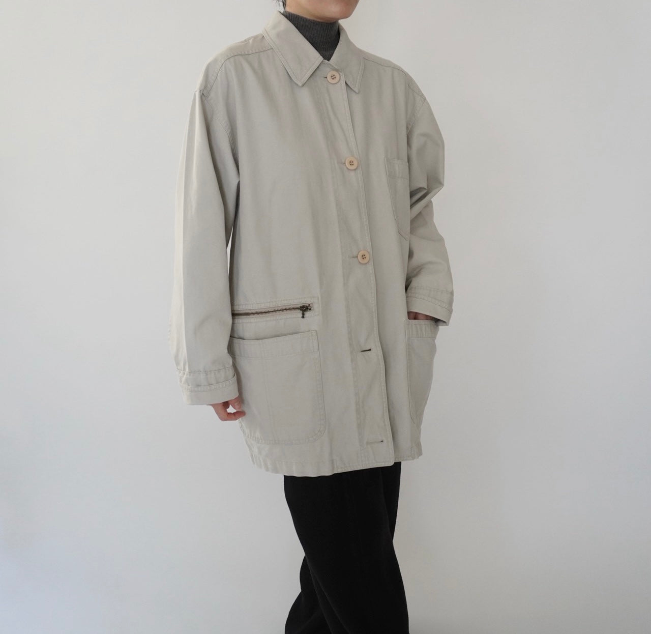 90s "EDDIE BAUER" Cotton Jacket