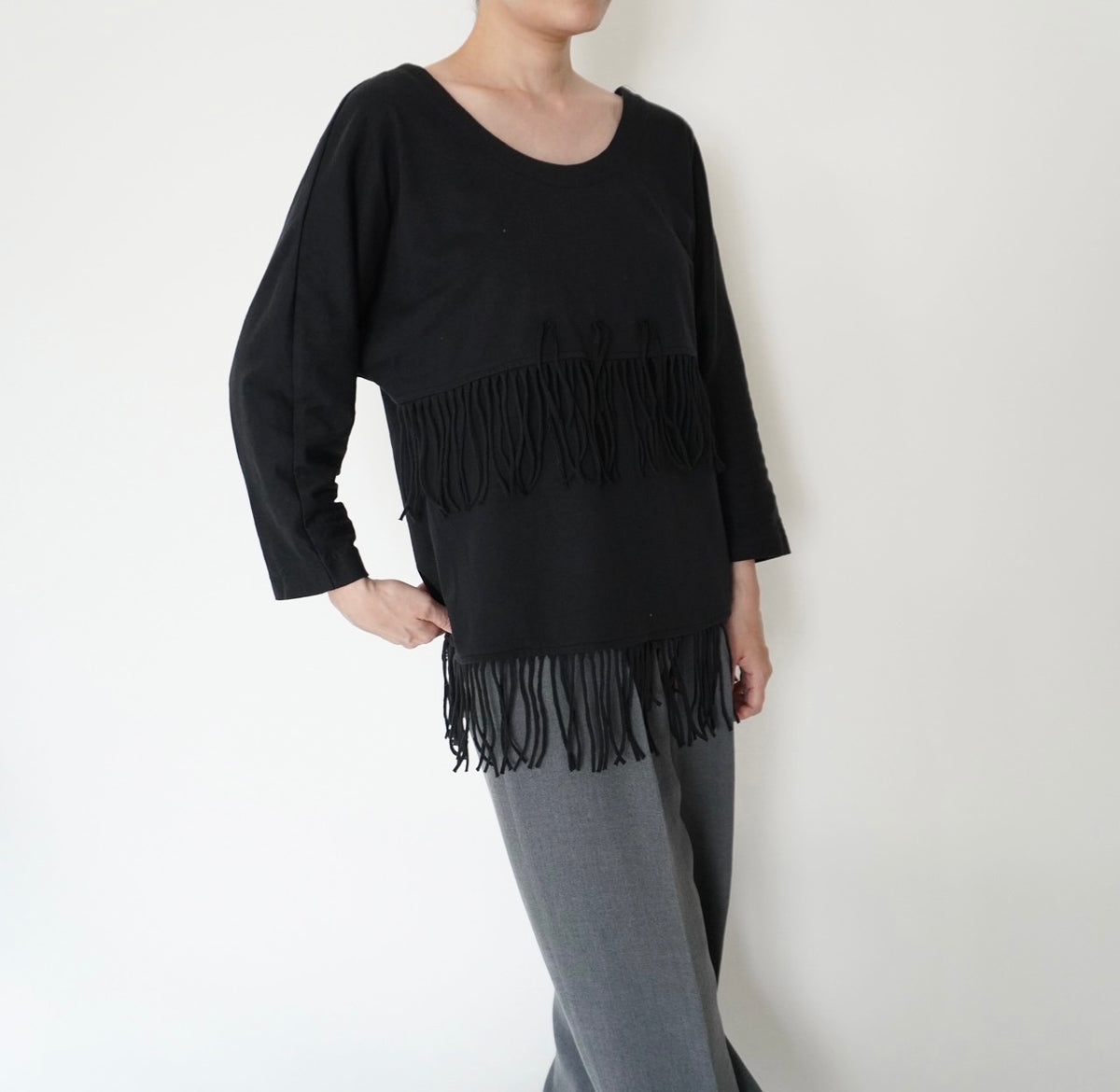 90s Fringe Top Made in USA