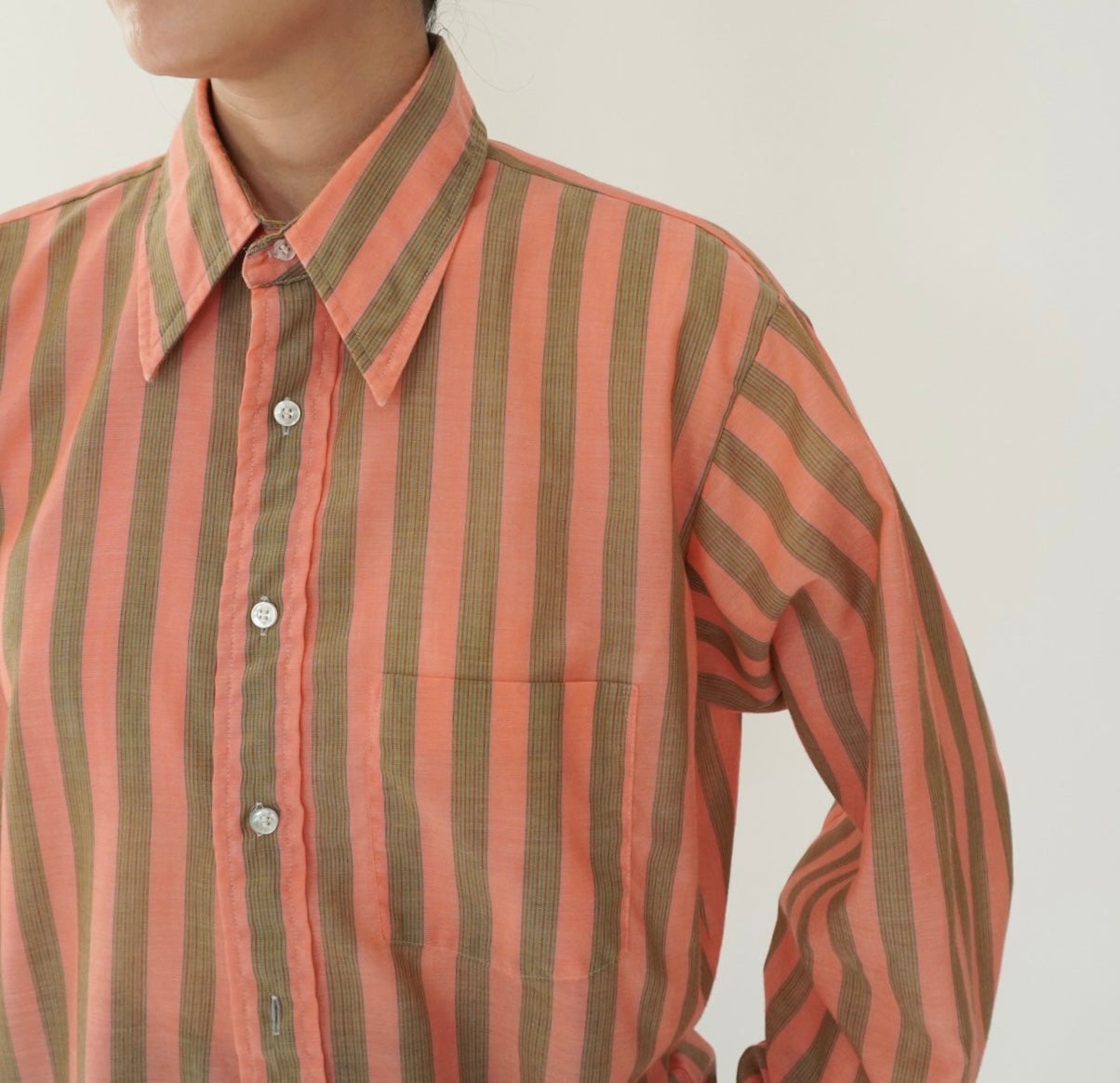 70s "Arrow" Striped Shirt
