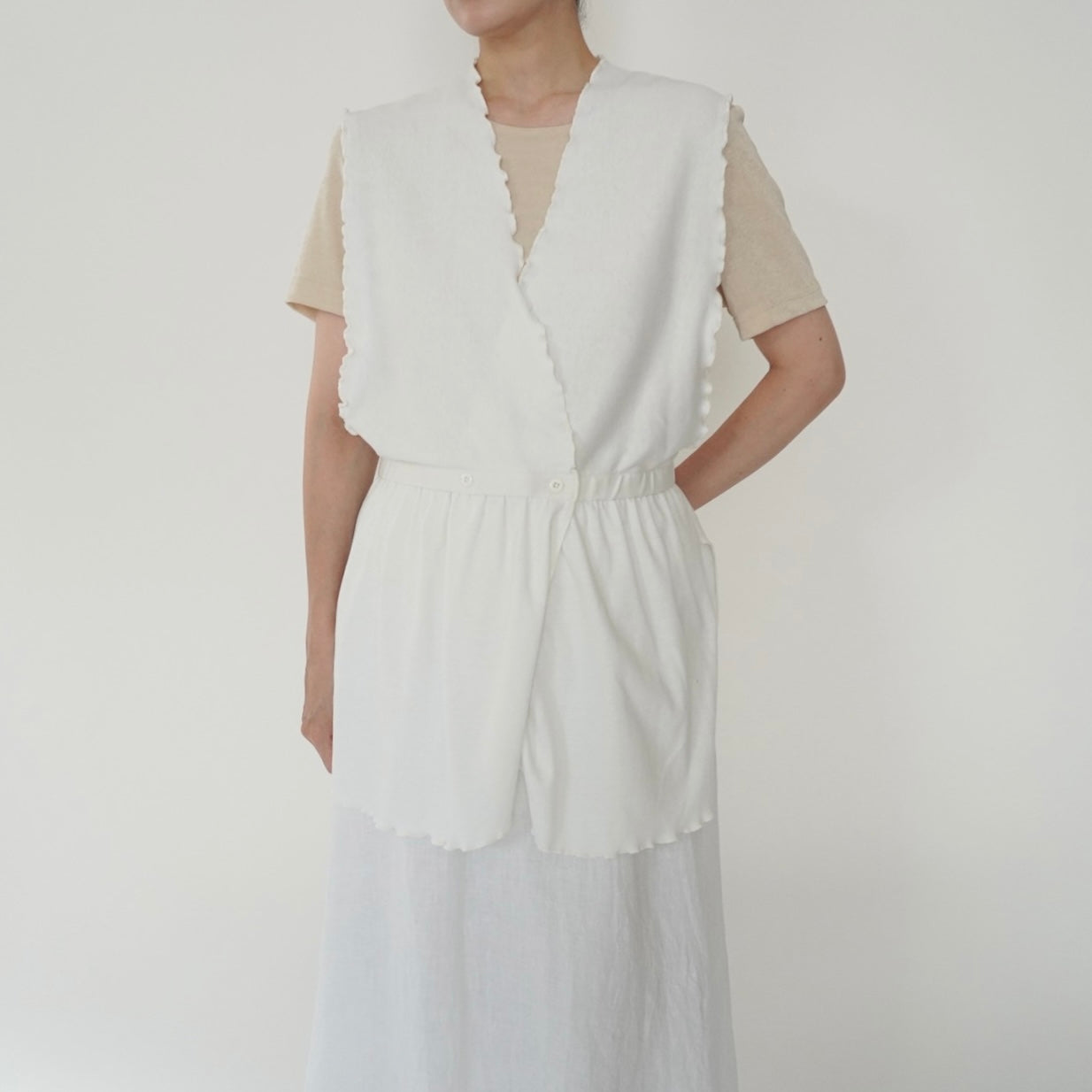 80s Sleeveless Top Made in USA