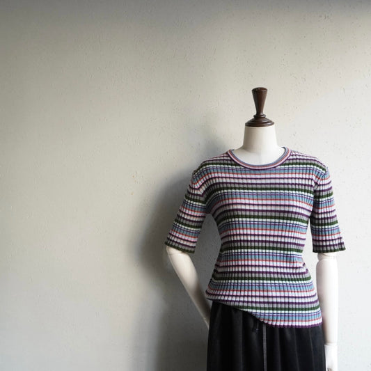 70s Multi Striped Top