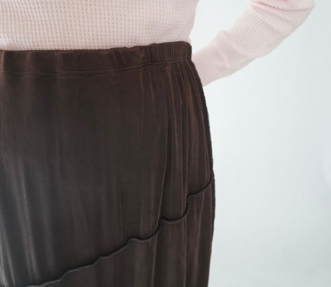 90s Brown  Design Skirt