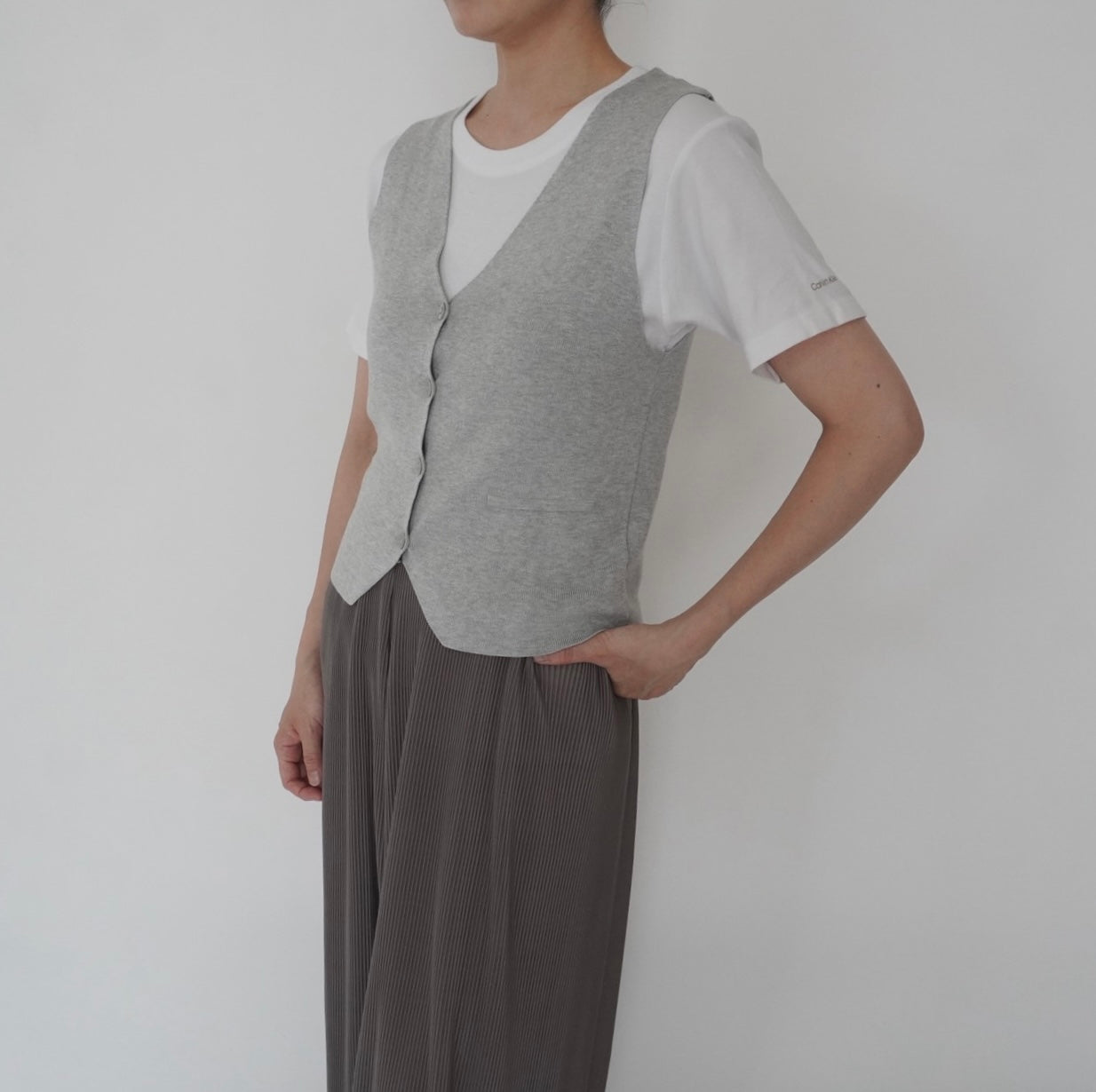 Gray Vest
