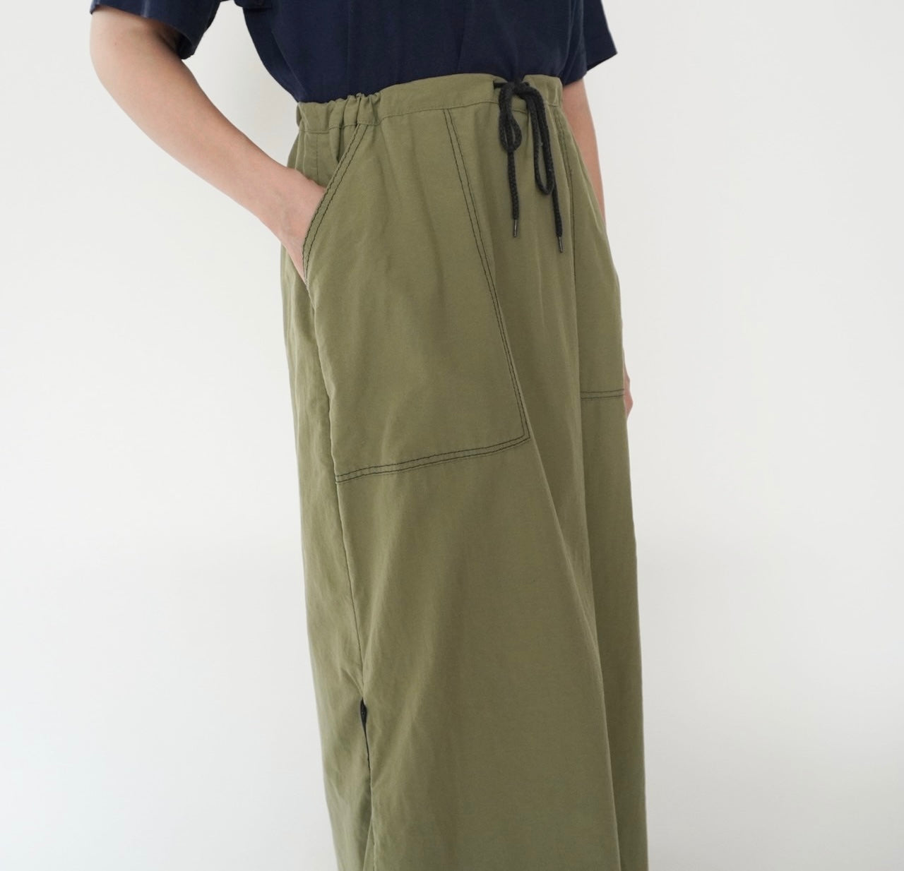 90s Khaki Design Skirt Made in USA